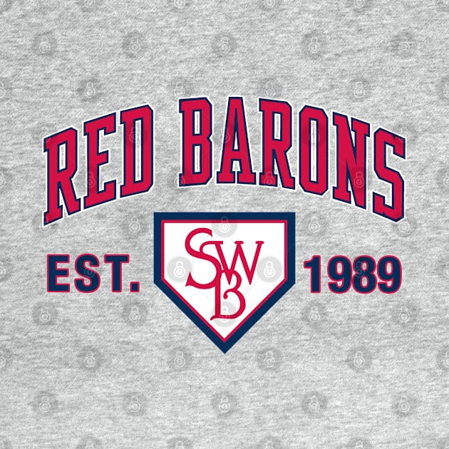 Scranton/Wilkes-Barre Red Barons by Tee Arcade